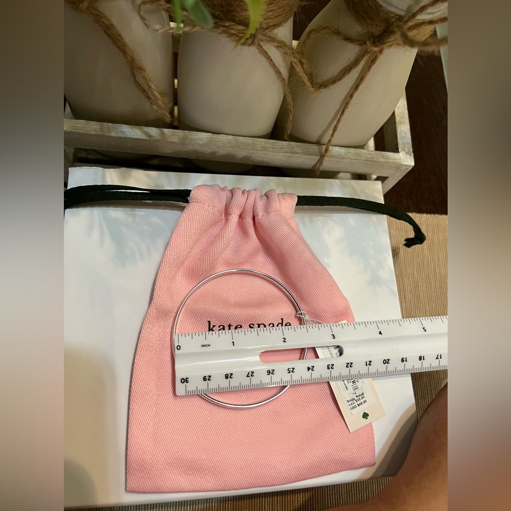 Kate Spade Silver Bangle Bracelet - Picture 12 of 12